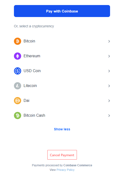 New! Purchase, Shop and Buy online at HikingDogCo with Cryptocurrencies