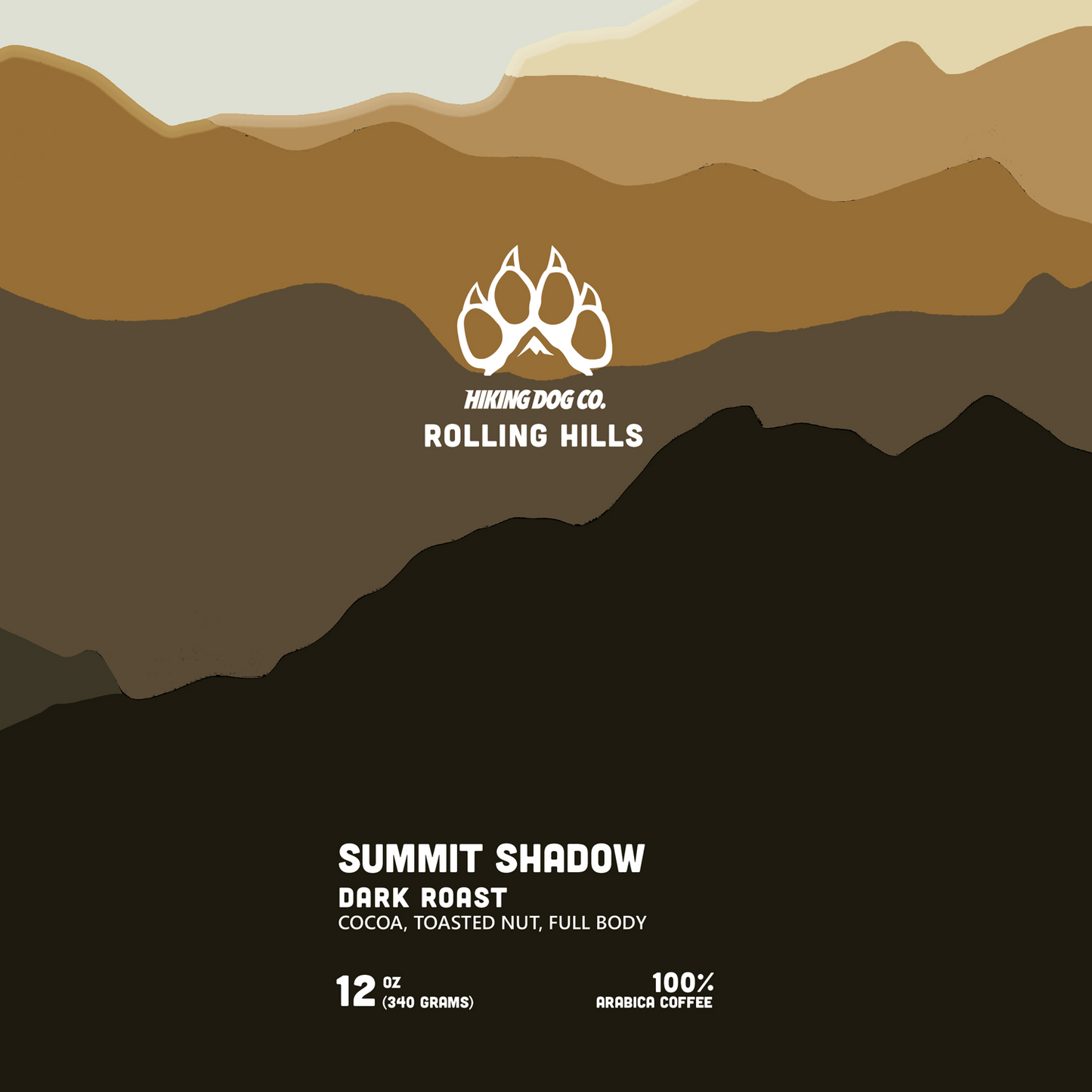 Rolling Hills Summit Shadow - Dark Roast Coffee