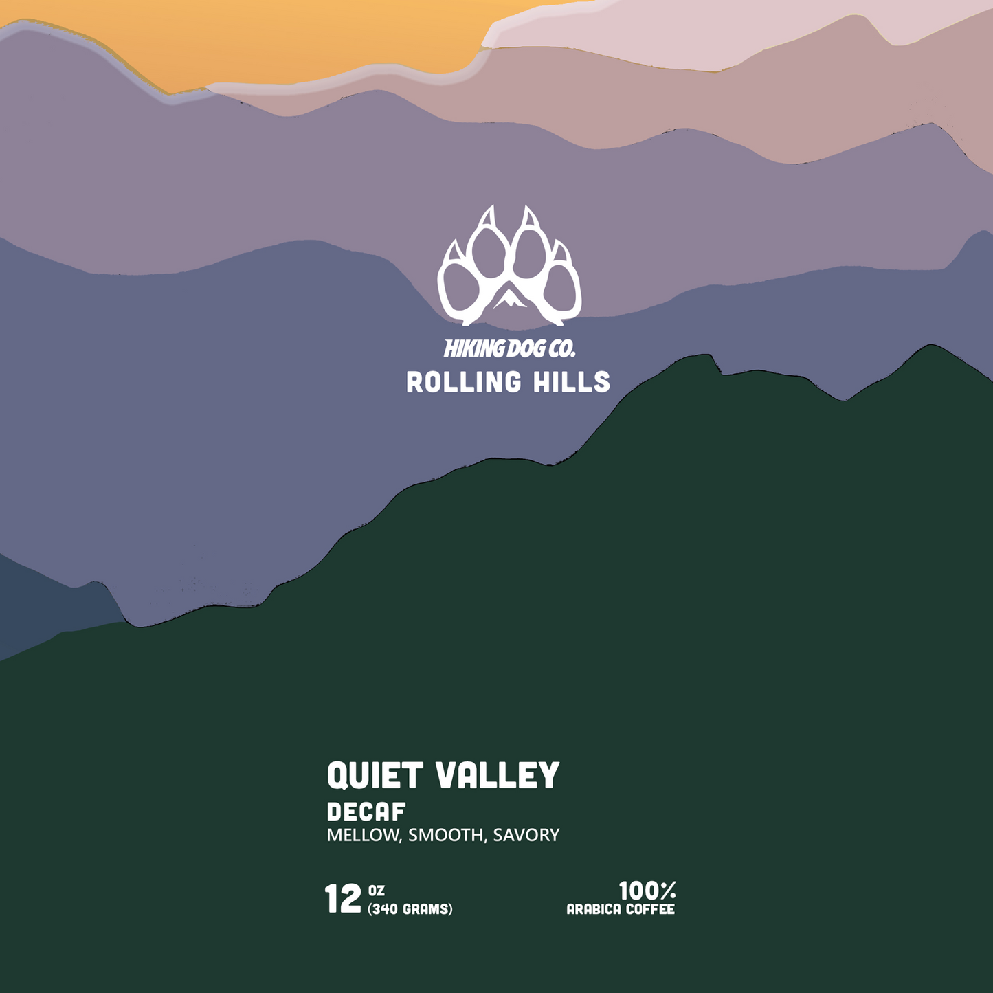 Rolling Hills Quiet Valley - Decaf Roast Coffee