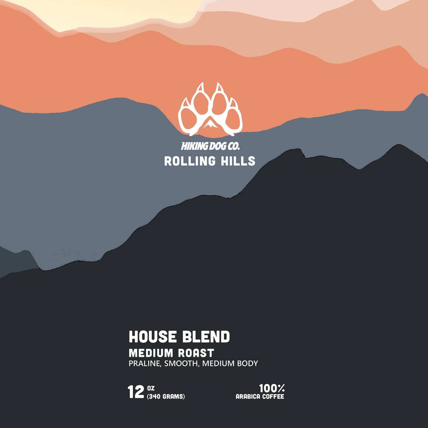 Rolling Hills House Blend - Medium Roast Coffee