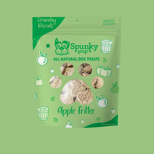 Spunky Pup Apple Fritter All Natural Crunchy Biscuits
