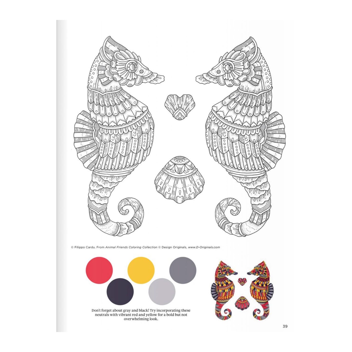 Coloring Book - Animal Friends