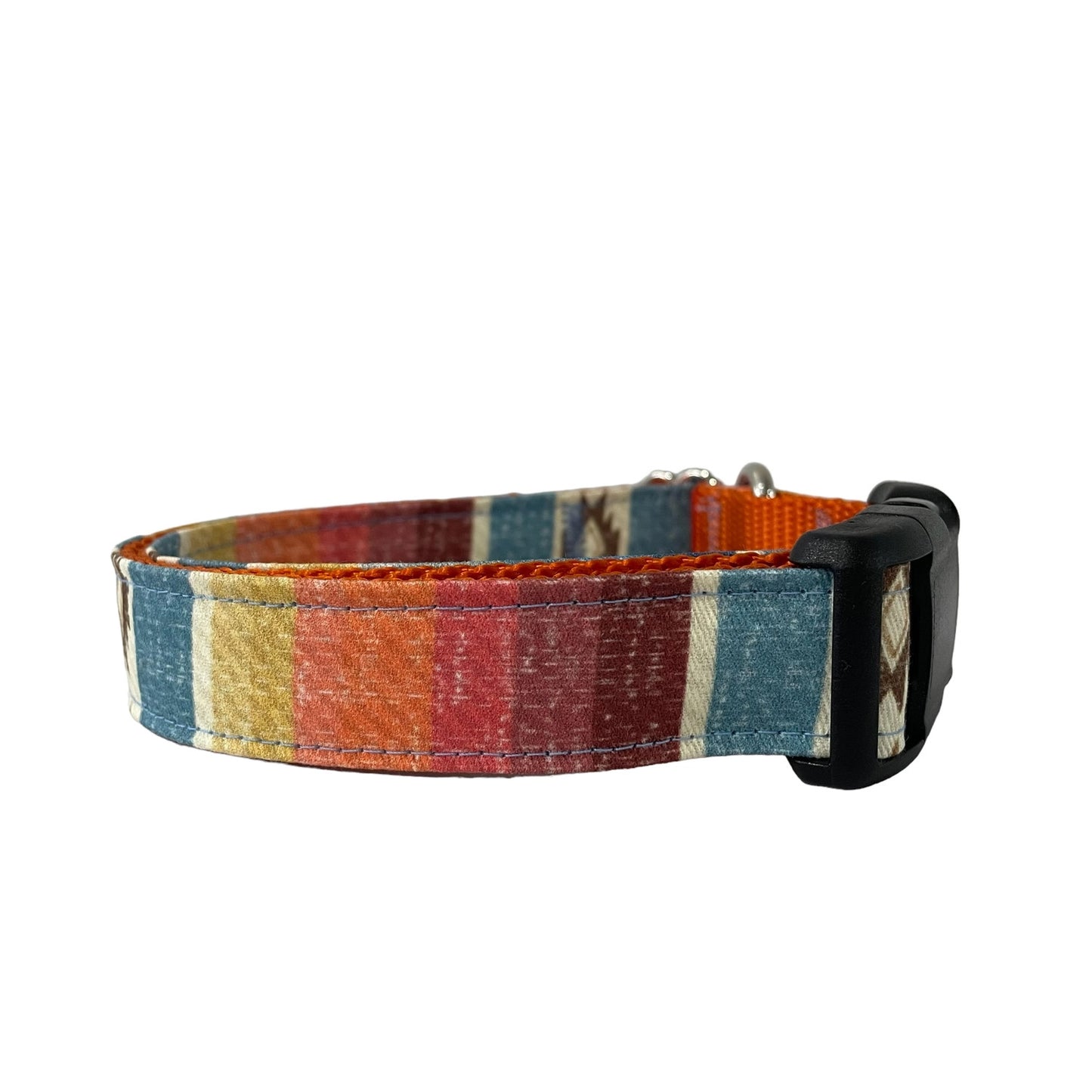 Southwestern Dog Collar, Serape Print by Sewfetchdogco