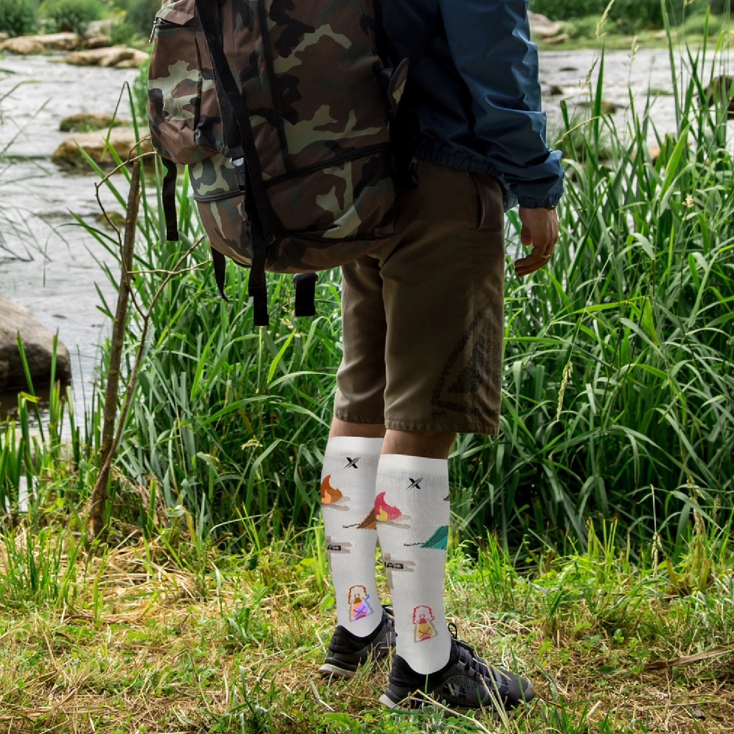 Camping Trip Compression Socks