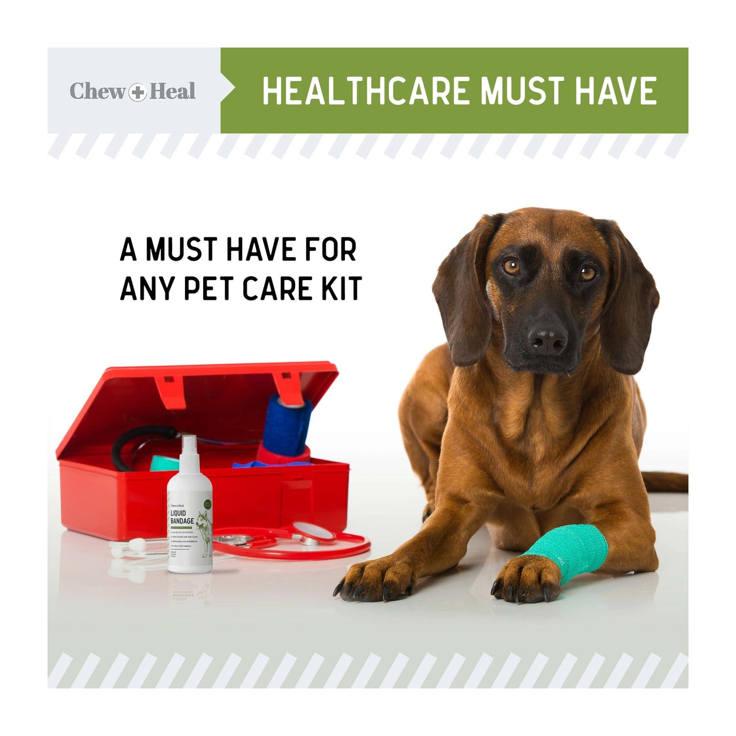 Chew + Heal Liquid Bandage For Dogs, 4 oz.