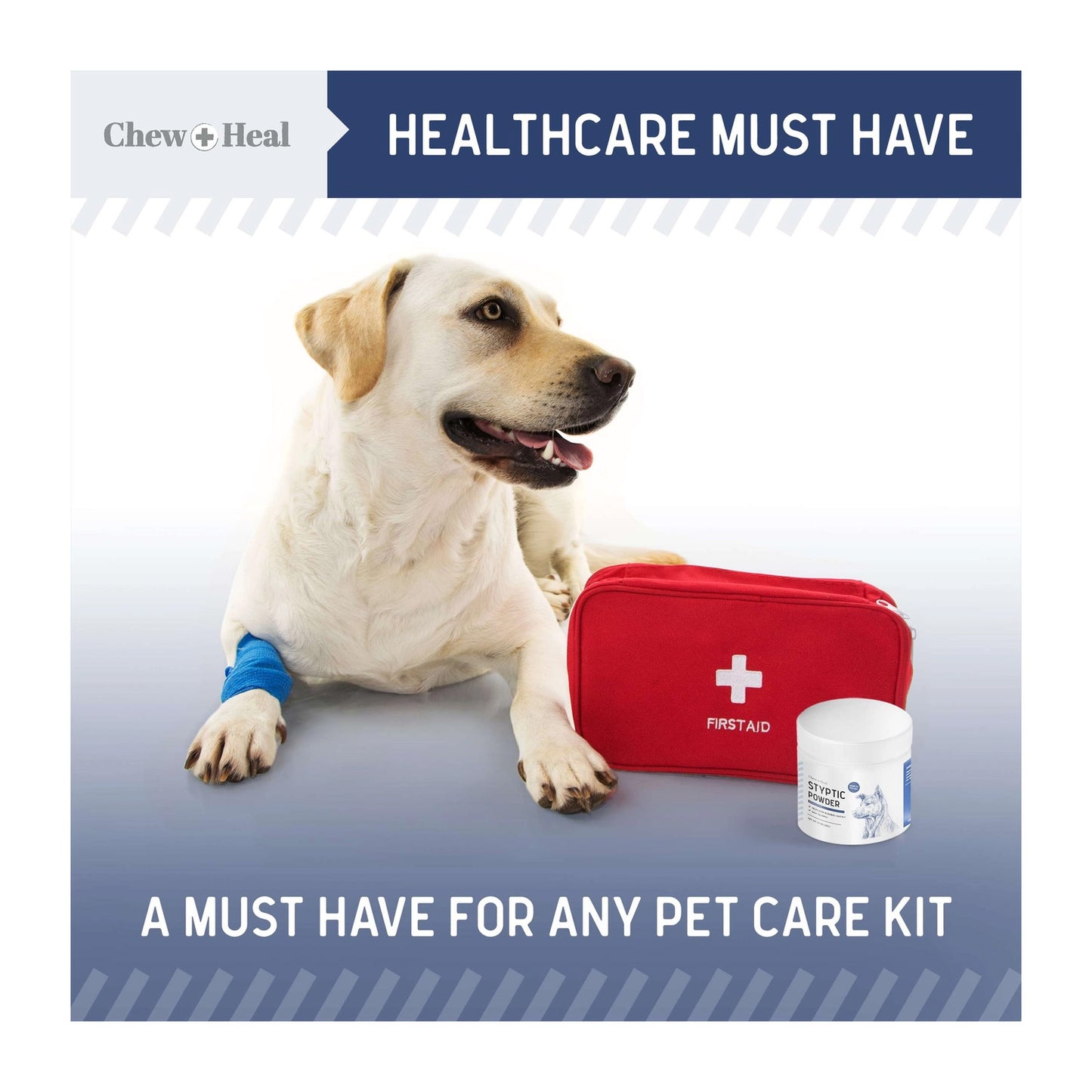 Chew + Heal Styptic Powder For Dogs, Cats and Birds