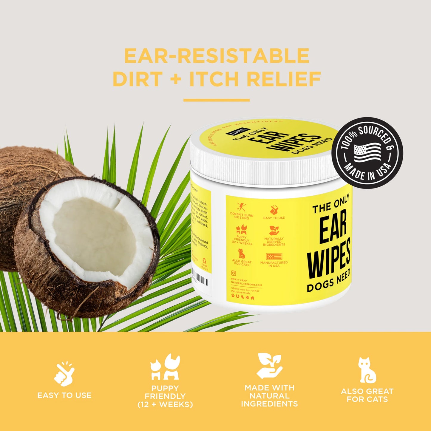 The Only Ear Wipes Dogs Need
