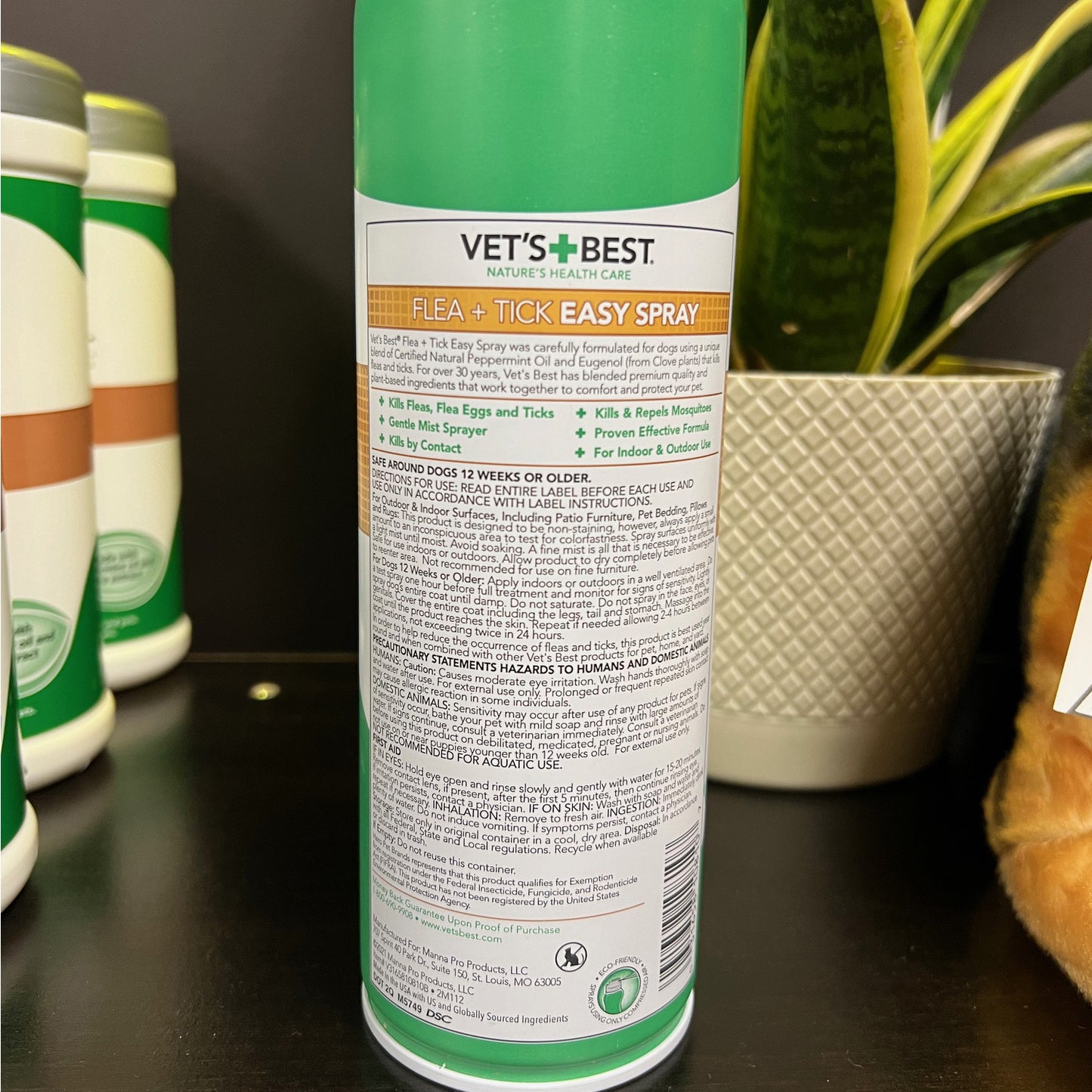 Flea & Tick Easy Spray from Vet's Best 14oz