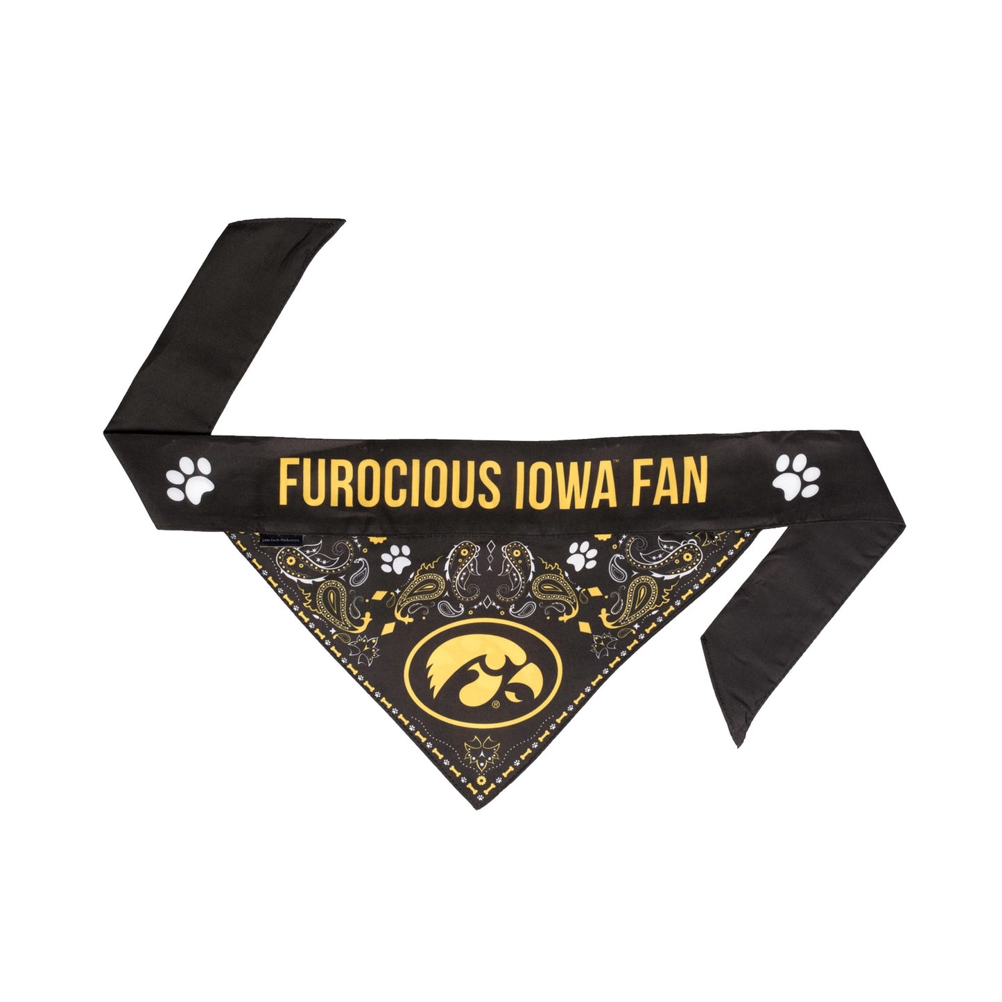 Iowa Hawkeyes Reversible Pet Bandana