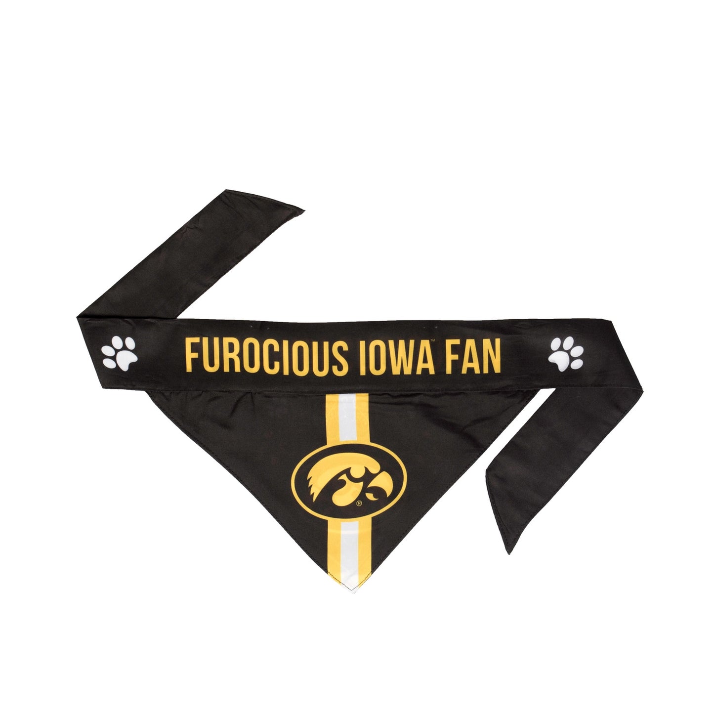 Iowa Hawkeyes Reversible Pet Bandana