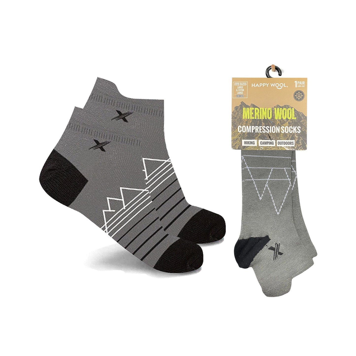 Merino Wool Ankle Socks by Happy Wool