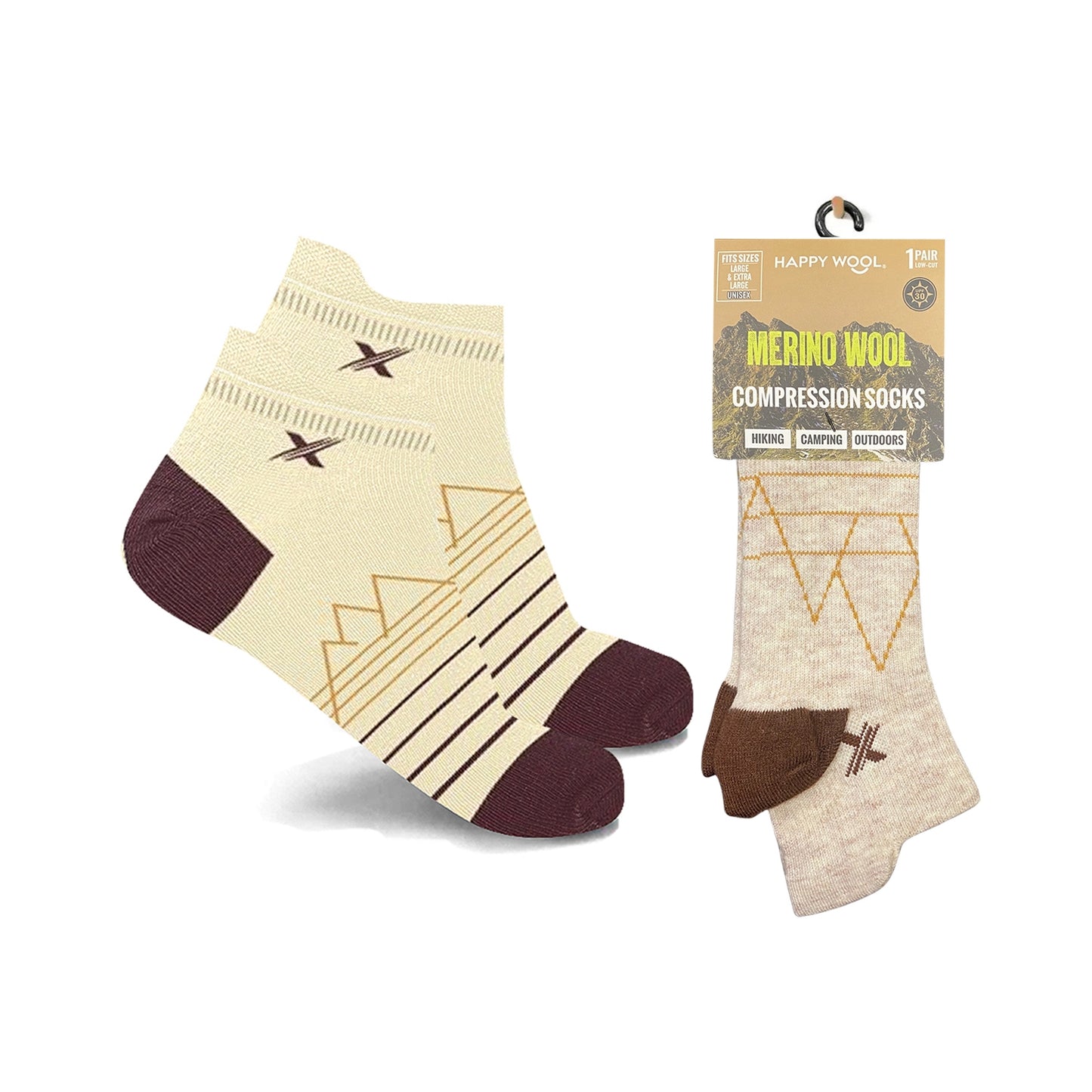 Merino Wool Ankle Socks by Happy Wool