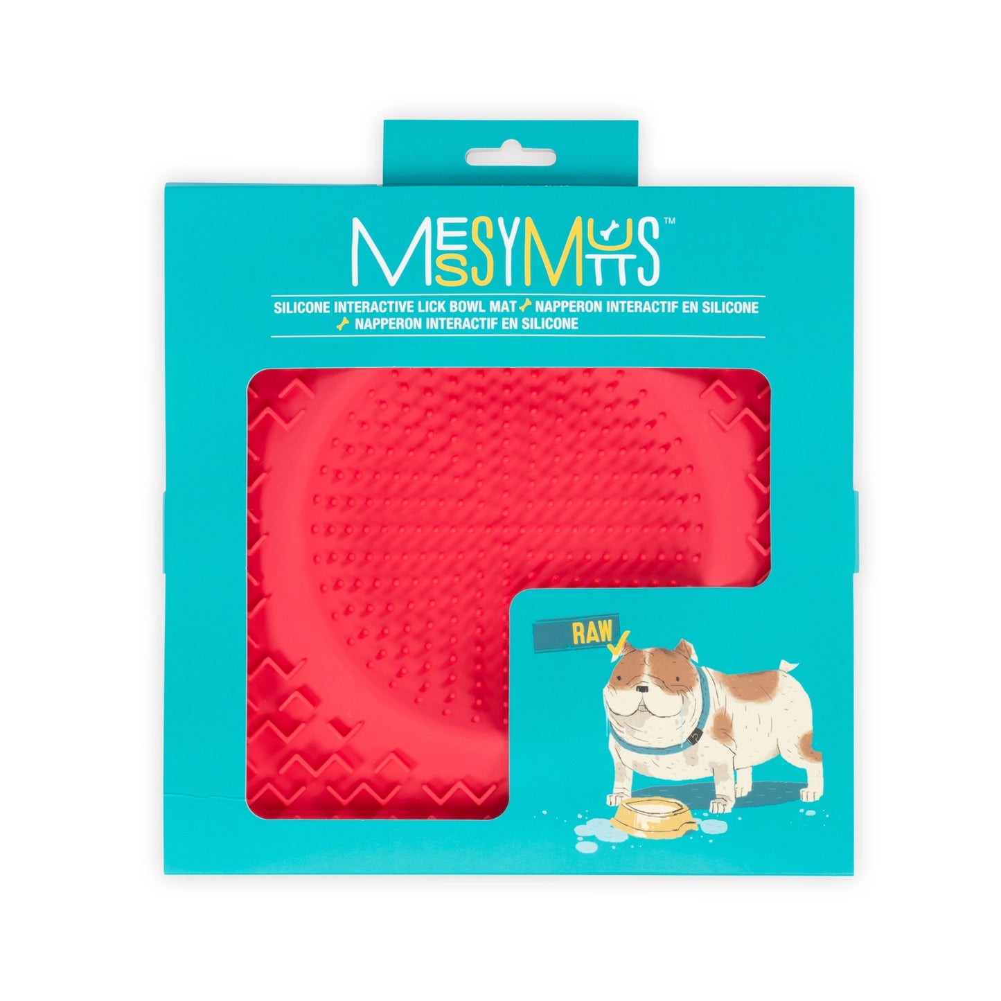 Messy Mutts Silicone Therapeutic Licking Bowl Mat