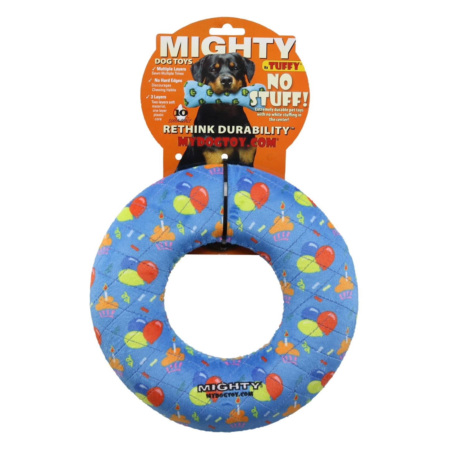 Tuffy Mighty Ring-Celebration Toy