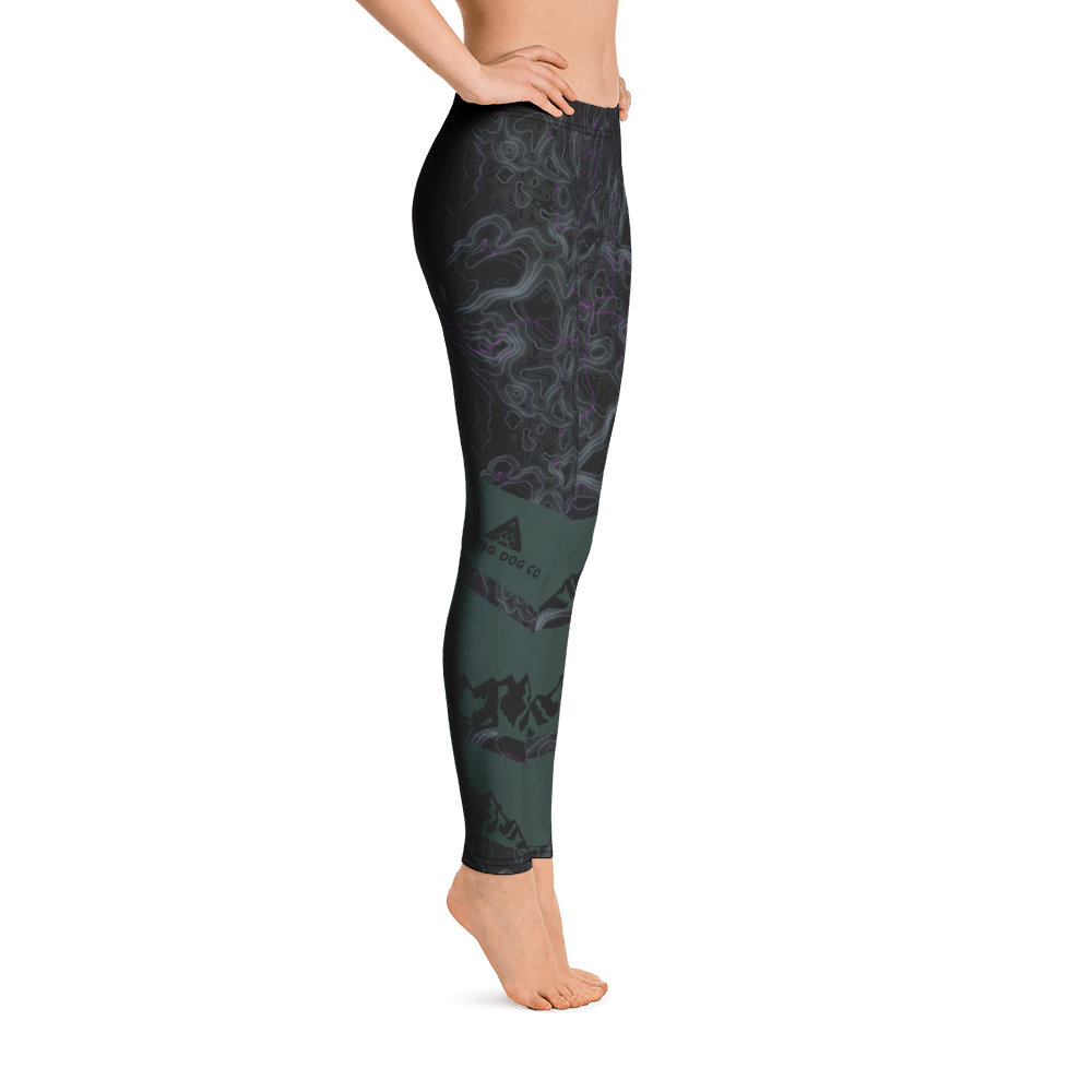 HDC Topographic Women's Leggings - Green