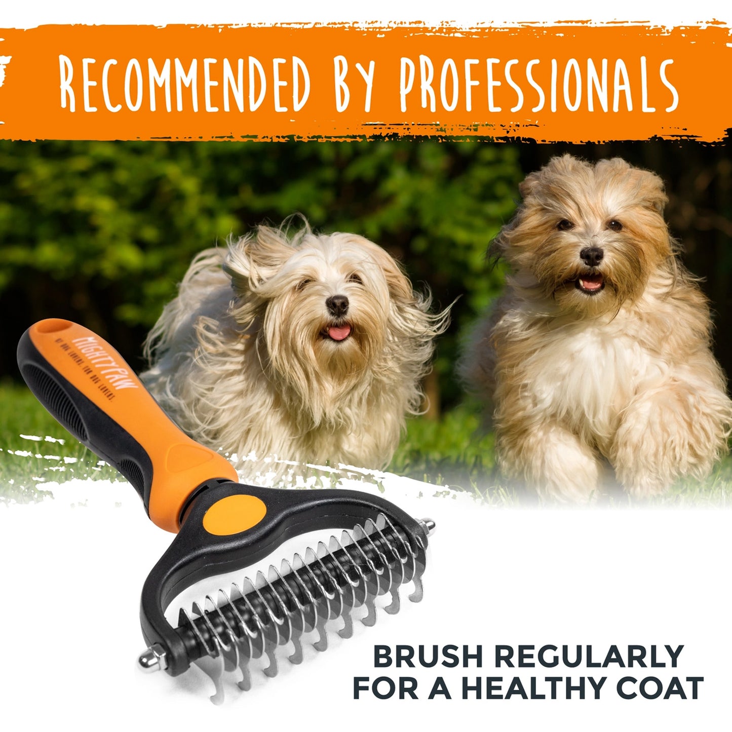 Mighty Paw Dog Grooming Rake