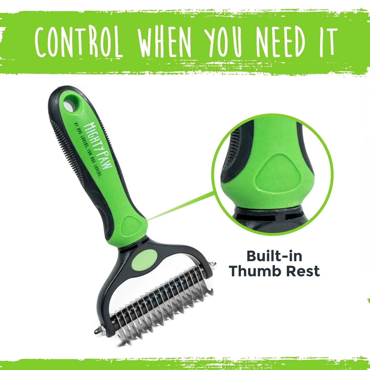 Mighty Paw Dog Grooming Rake