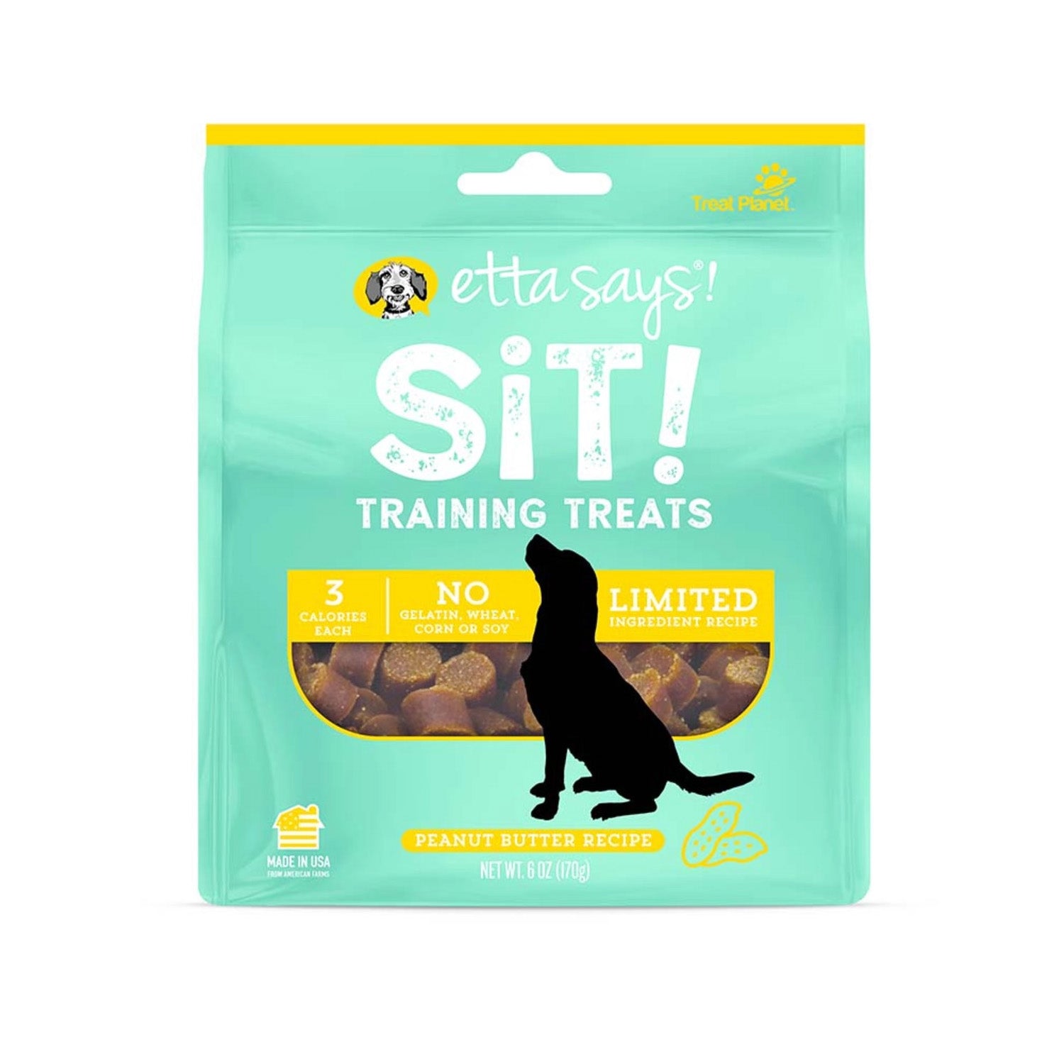 Etta Says Sit Training Treats Peanut Butter Recipe 6oz Hiking Dog Co