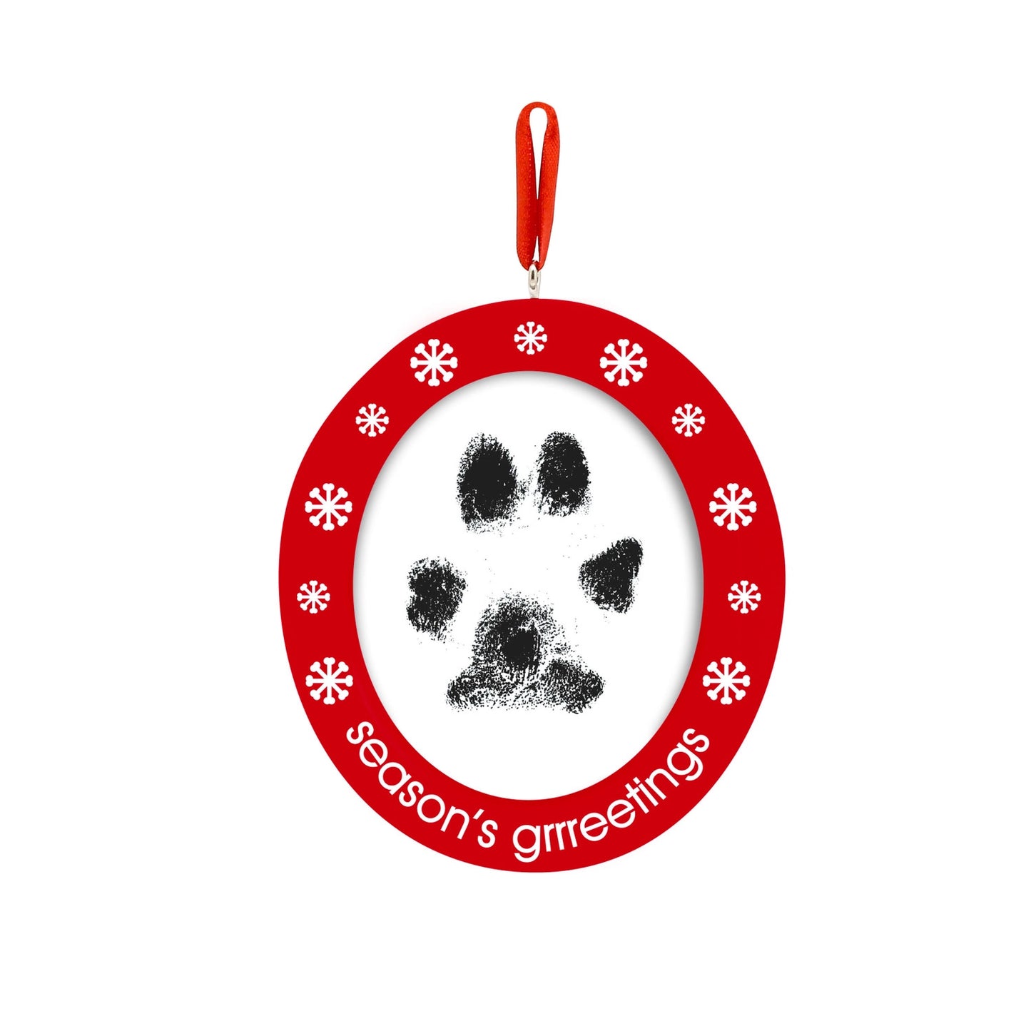 Christmas Pet Double-Sided Photo & Pawprint Ornament Kit
