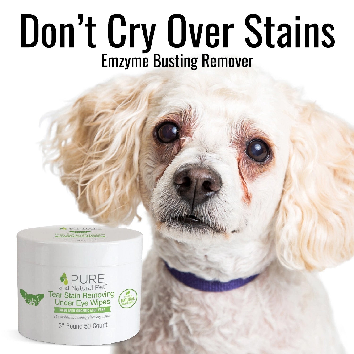 Tear Stain Removing Under Eye Wipes – Hiking Dog