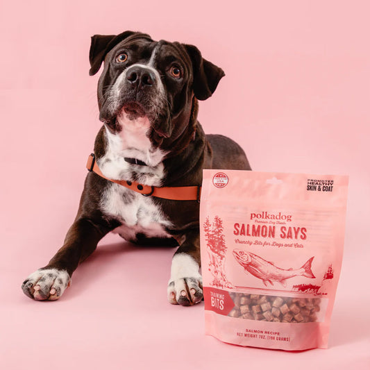 Polkadog Salmon Says Training Treats