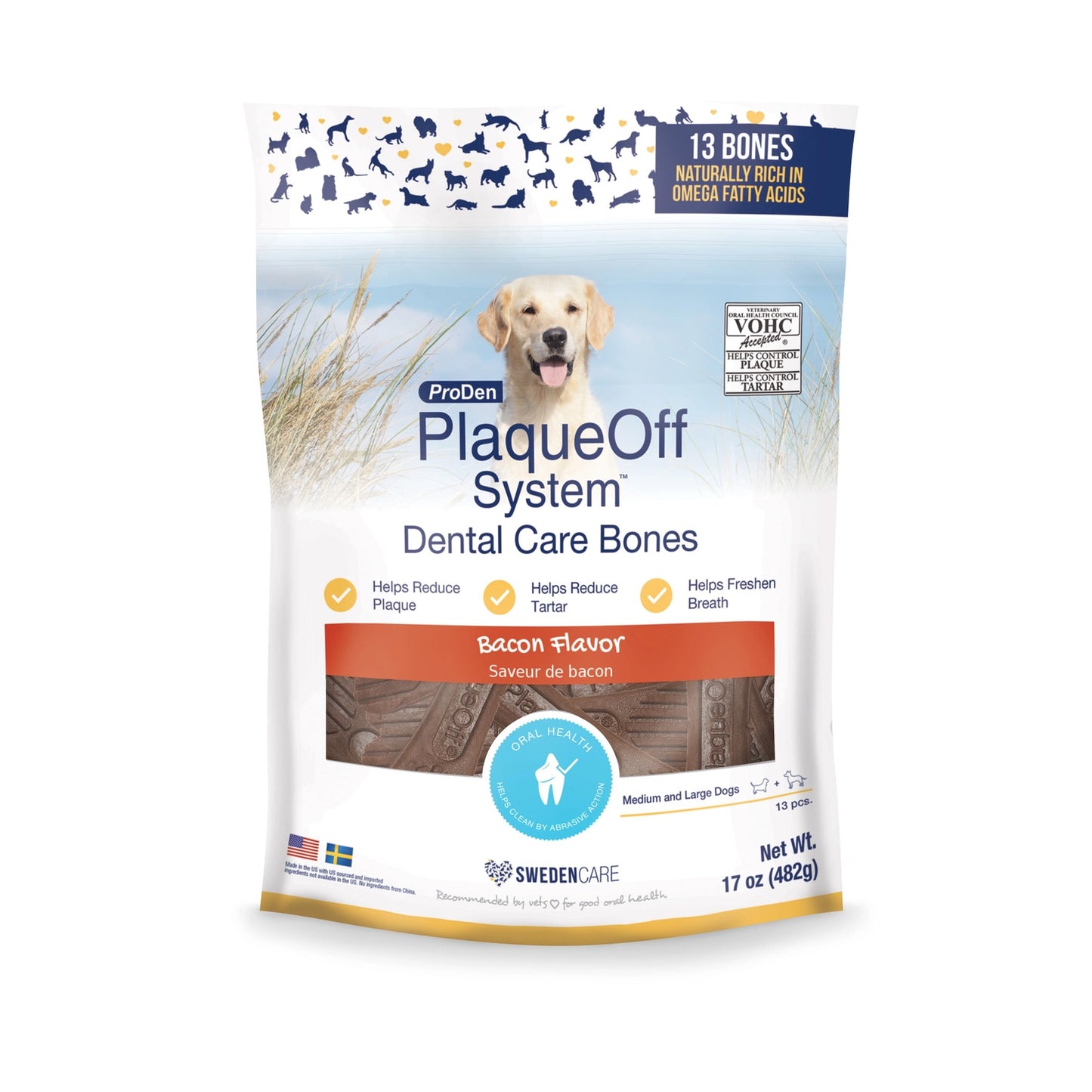 ProDen PlaqueOff Dental Care Bones