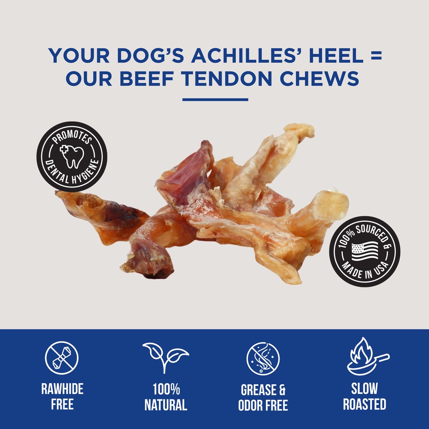 Only Beef Tendon Chews Dogs Need