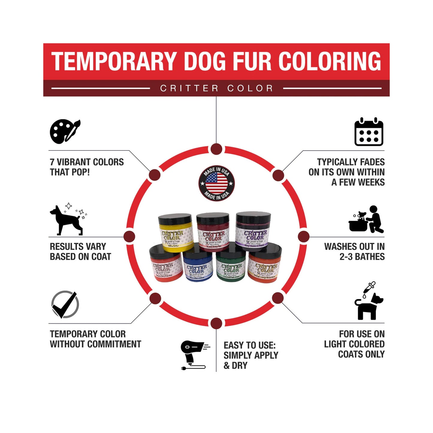 Critter Color - Temporary Fur Coloring