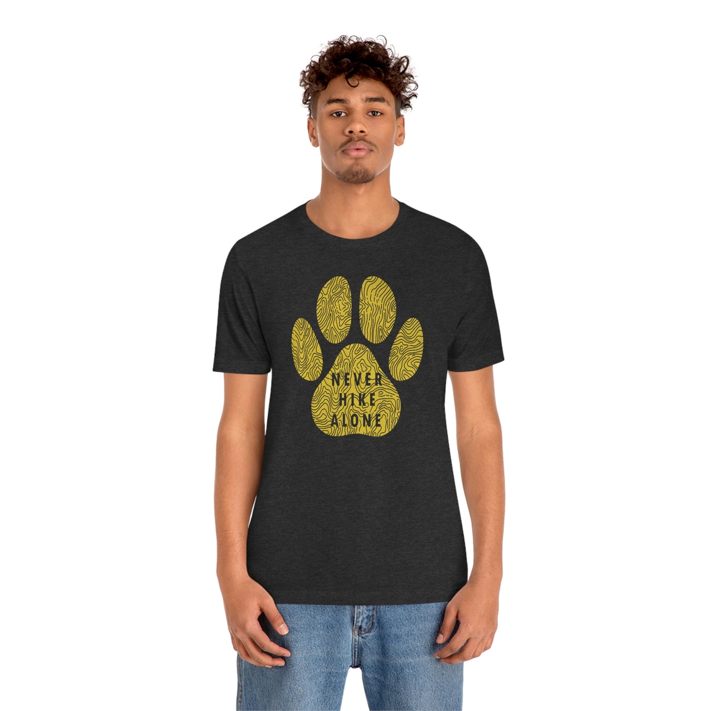 Never Hike Alone Unisex Jersey Tee