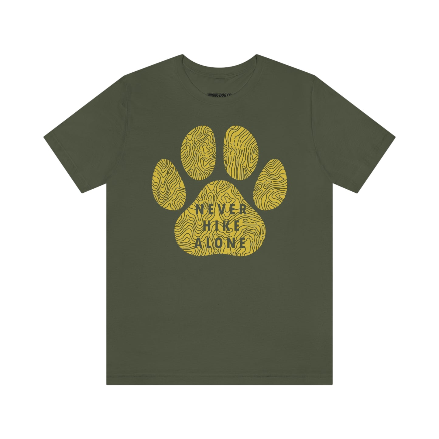 Never Hike Alone Unisex Jersey Tee
