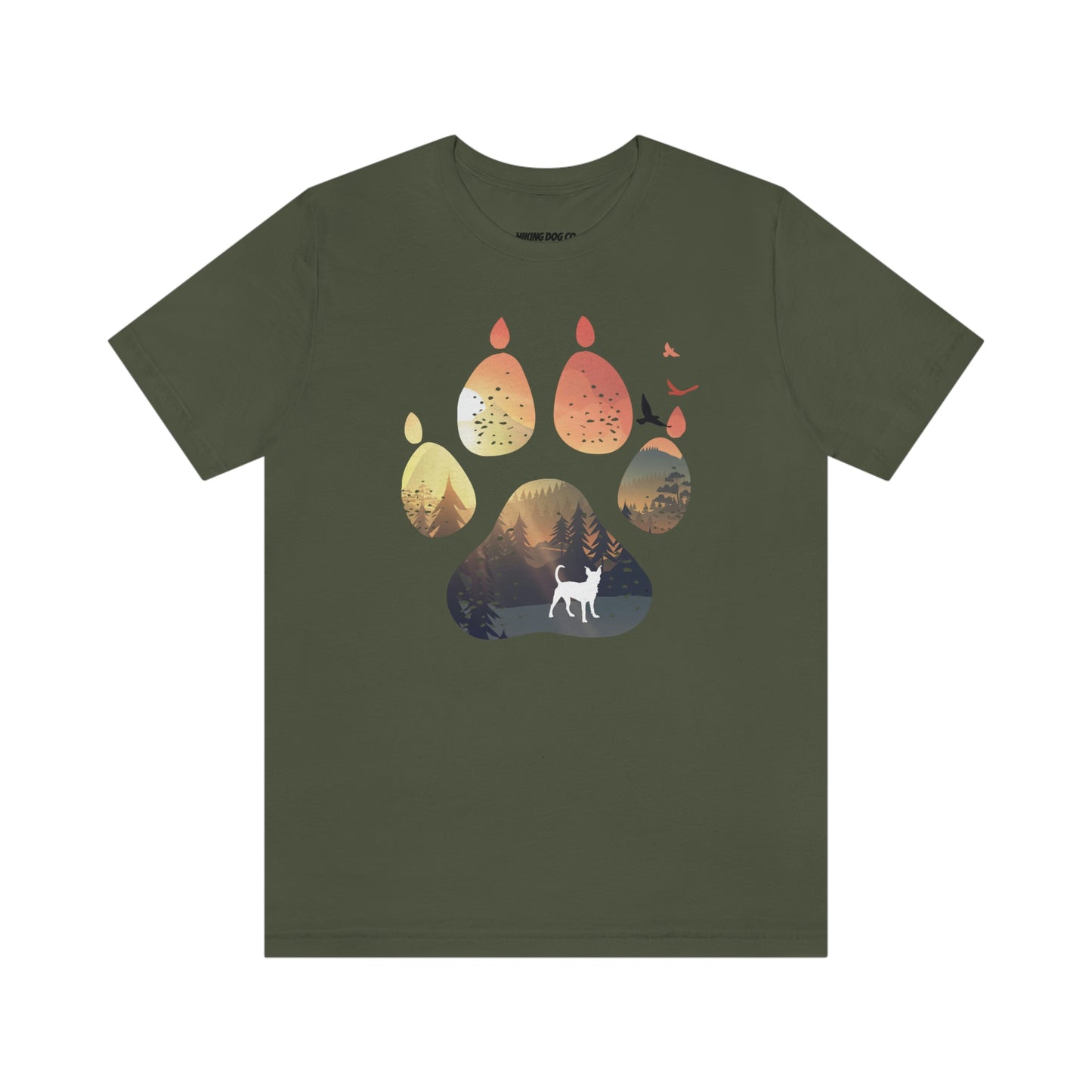 Sunset Paw Unisex Tee
