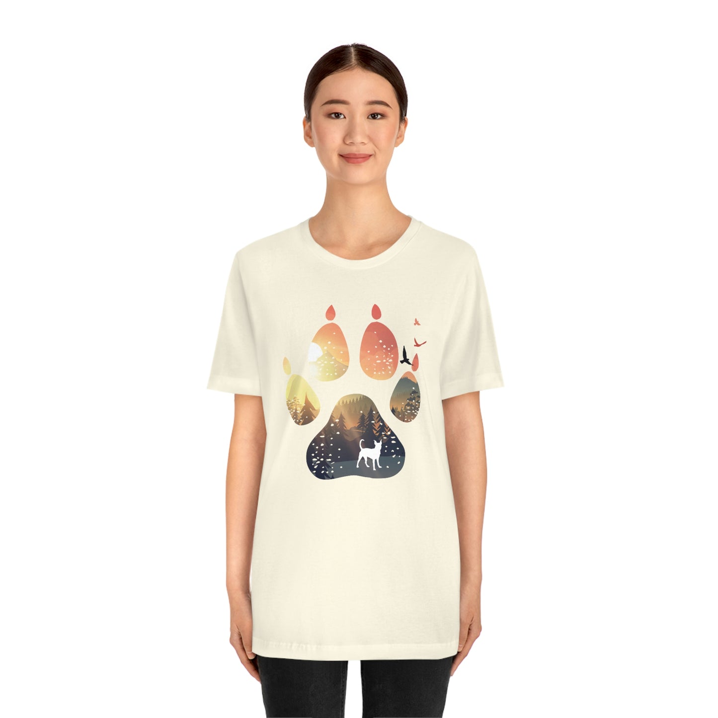 Sunset Paw Unisex Tee