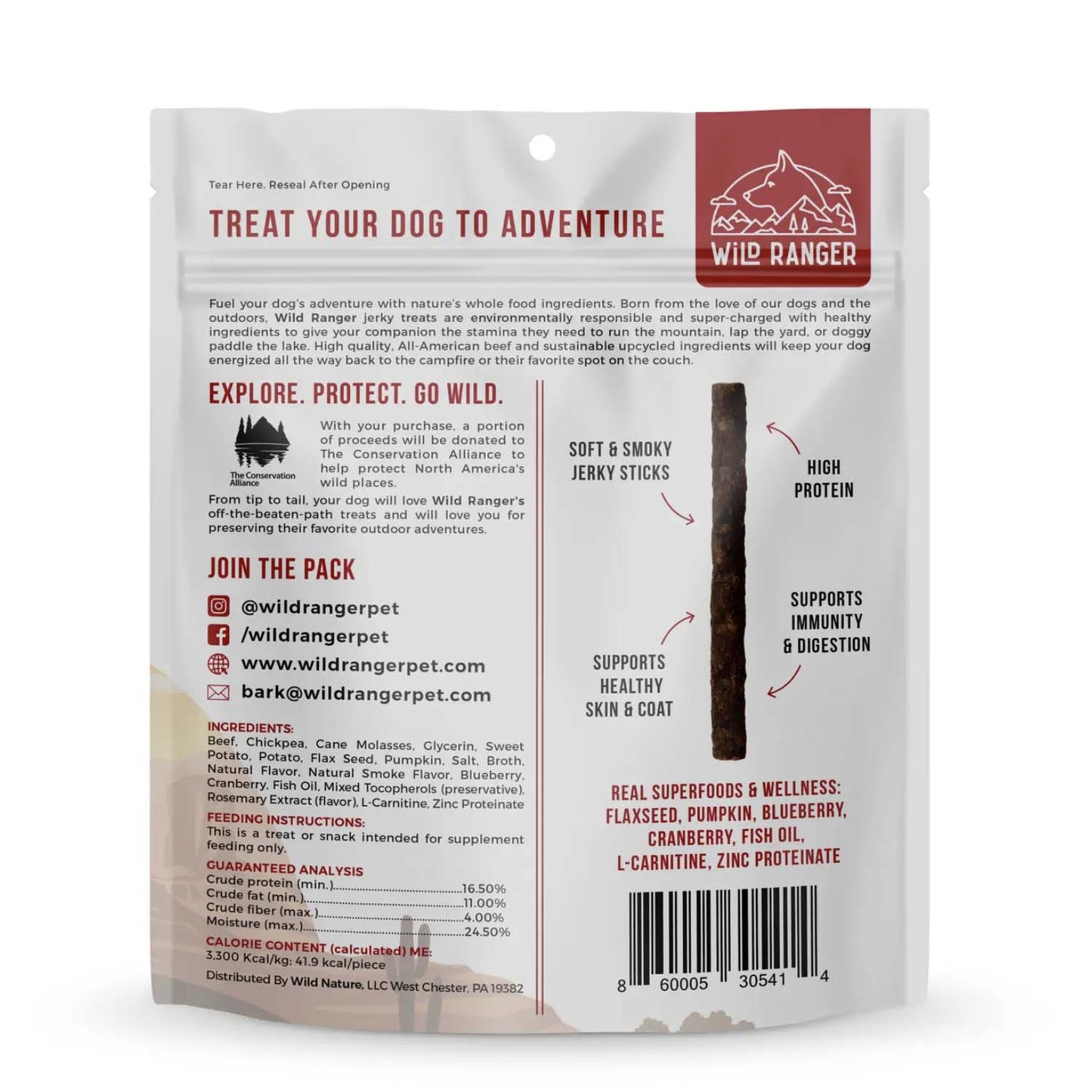 Wild Ranger Beef Jerky Dog Treats