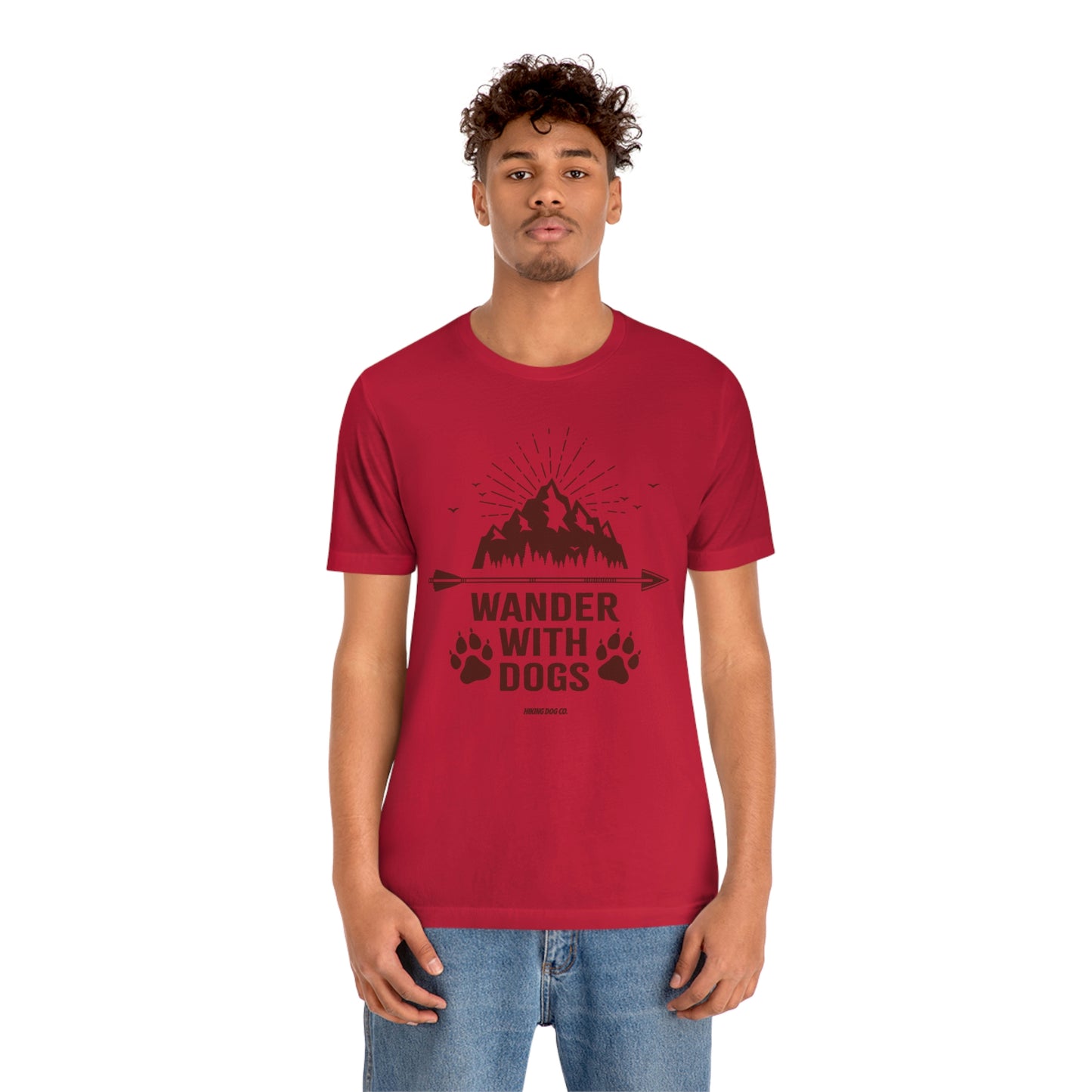 Wander with Dogs Unisex Jersey Tee