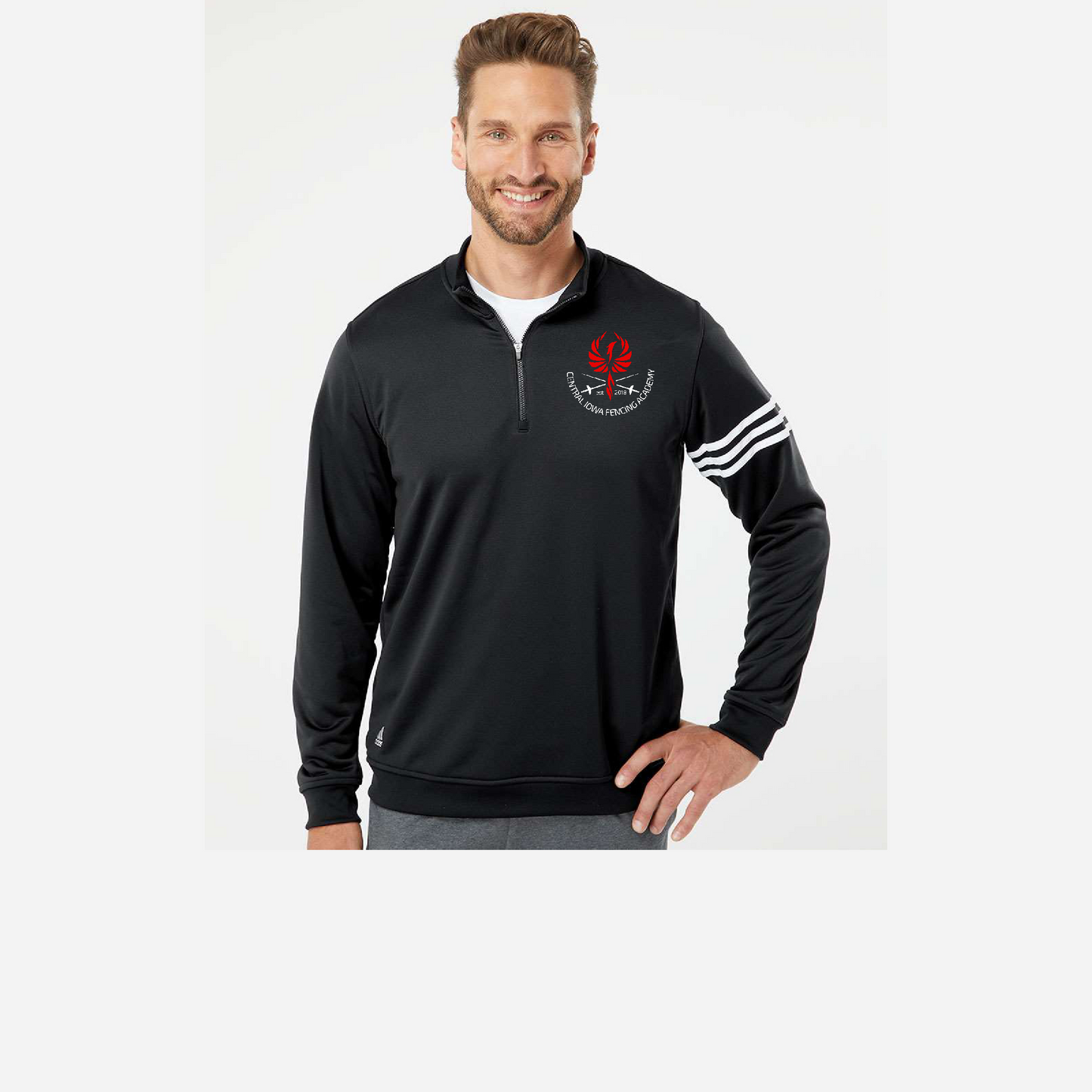 CIFA Adidas 3-Stripes Quarter-Zip Jacket
