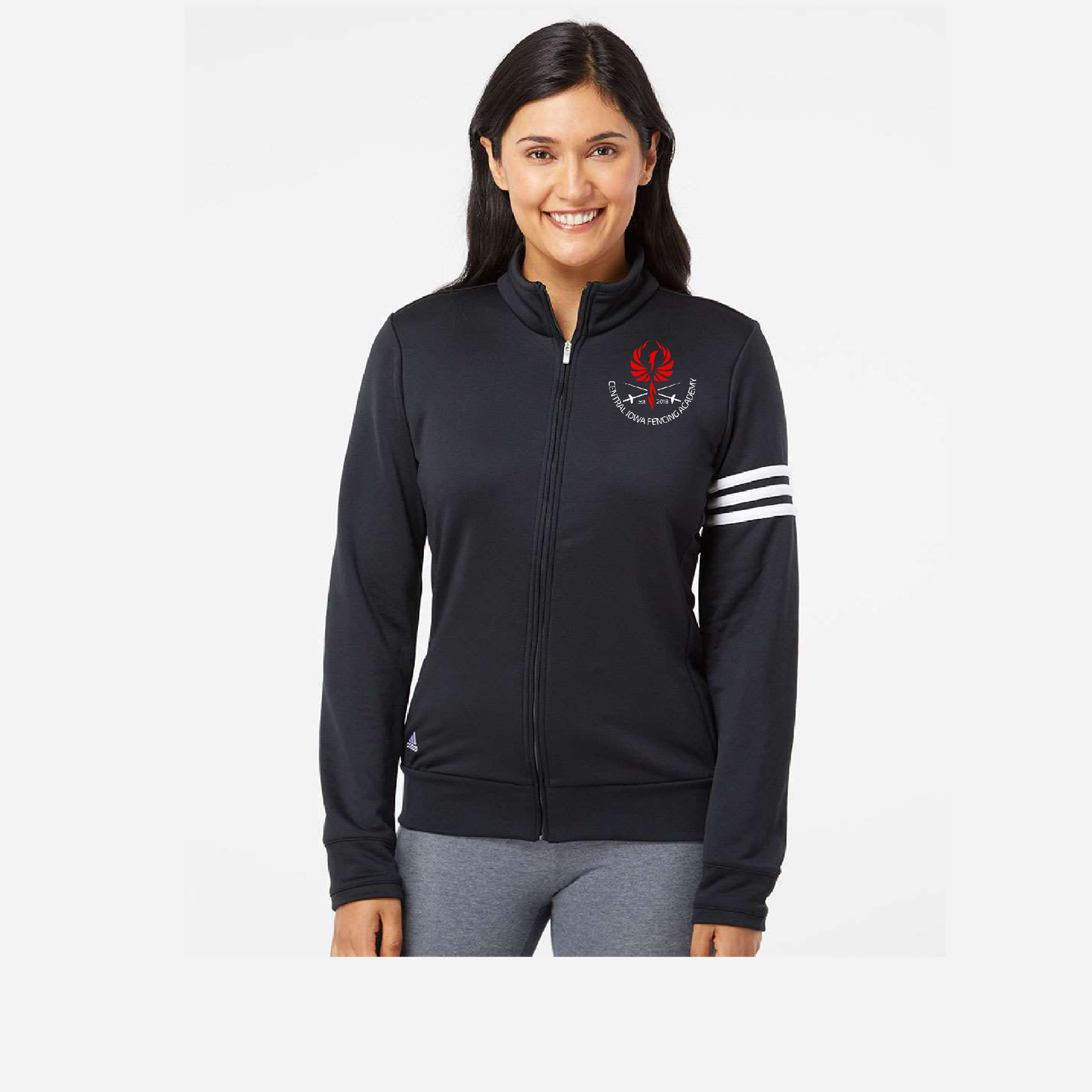 CIFA Adidas Women's 3-Stripes Full-Zip Jacket