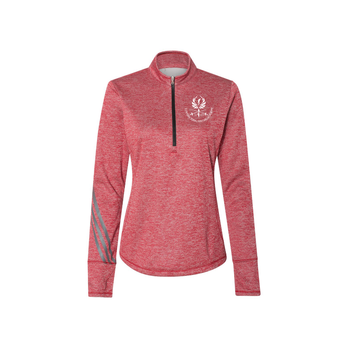 CIFA Adidas Women's Brushed Terry Quarter-Zip Pullover