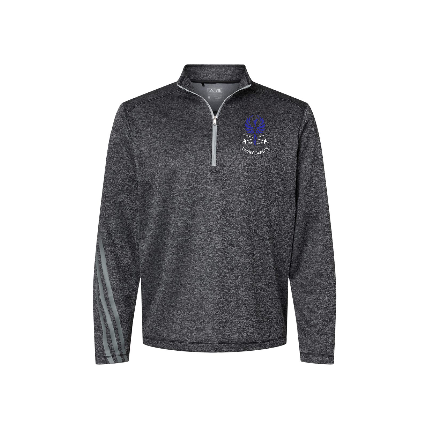 DMACC Blades Adidas Brushed Terry Quarter-Zip Pullover