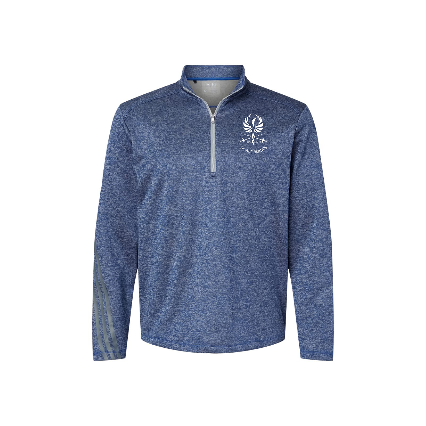 DMACC Blades Adidas Brushed Terry Quarter-Zip Pullover