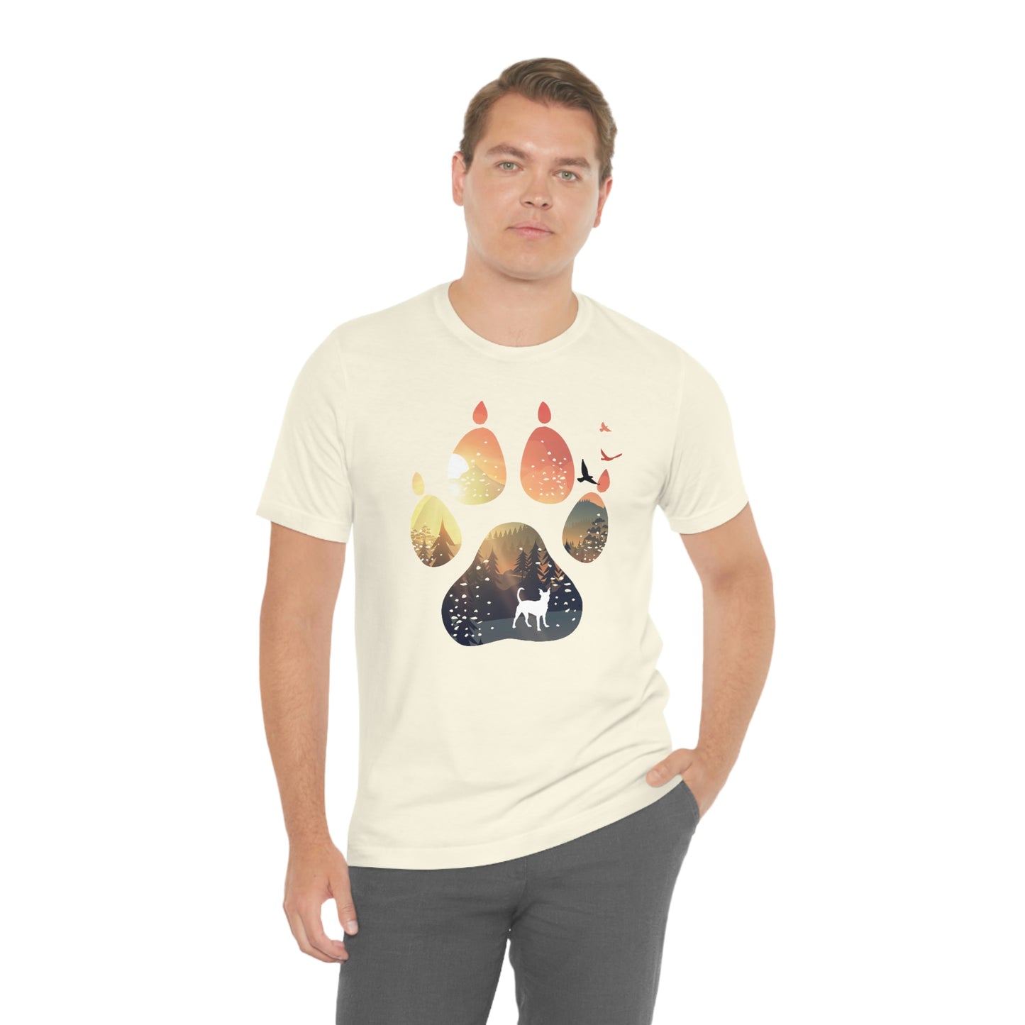 Sunset Paw Unisex Tee