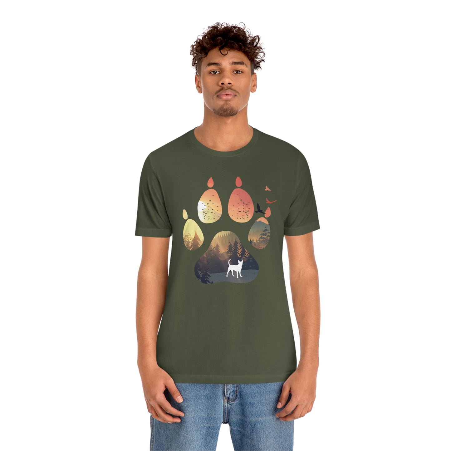 Sunset Paw Unisex Tee