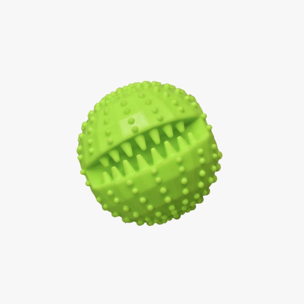 Teeth Cleaning Treat Dispensing Dog Ball