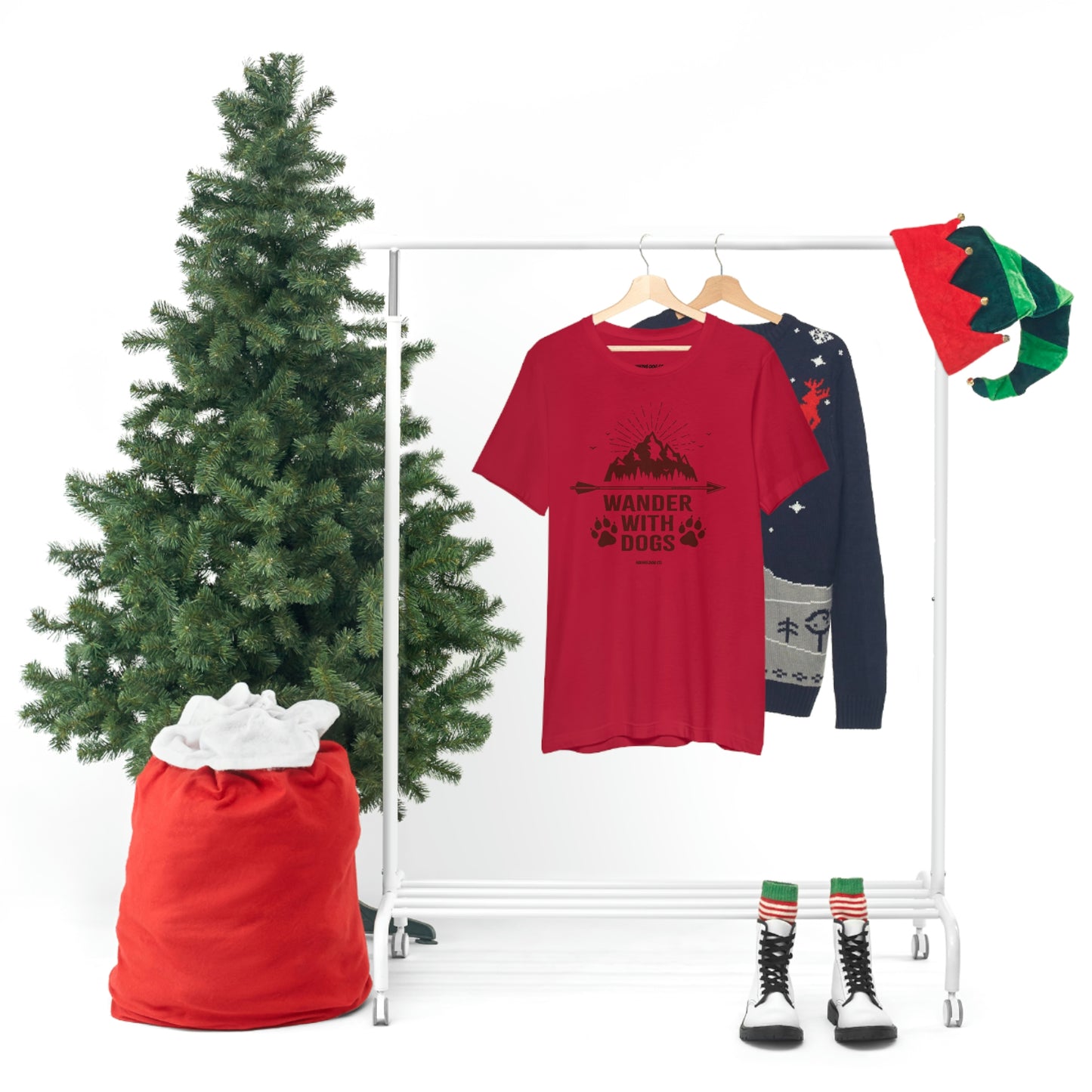 Wander with Dogs Unisex Jersey Tee