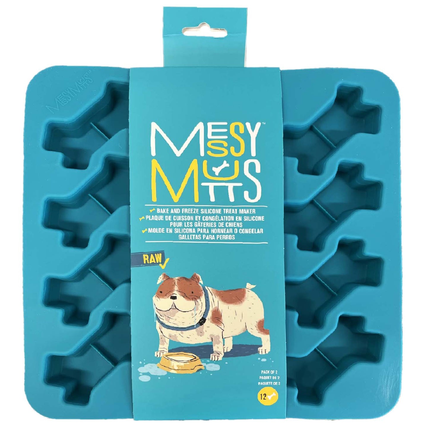 Messy Mutts Silicone Treat Makers, 2-pk