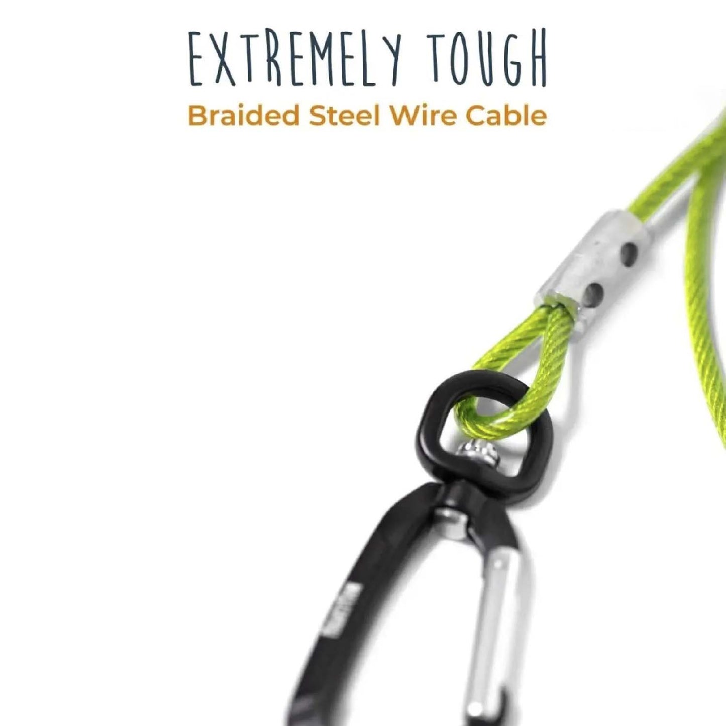 Chew Proof Cable Leash, 6'