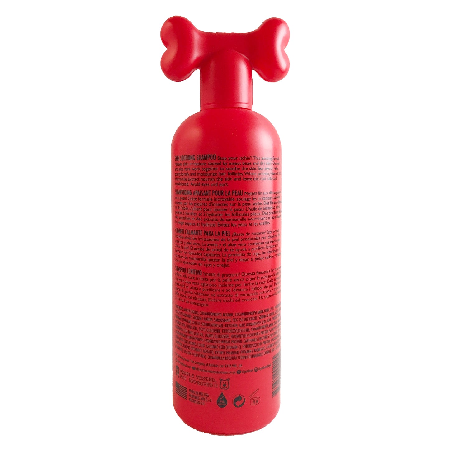 Pet Head Life's an Itch Skin Soothing Shampoo for Dogs Label View