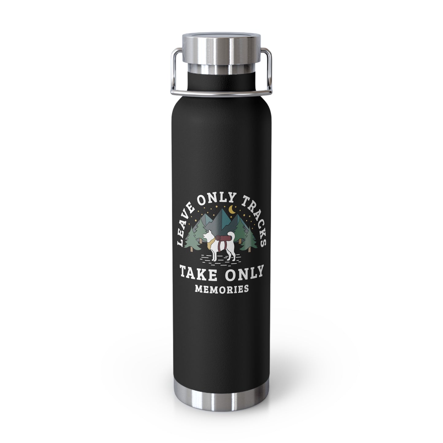 Leave Only Tracks Copper Vacuum Insulated Bottle, 22oz