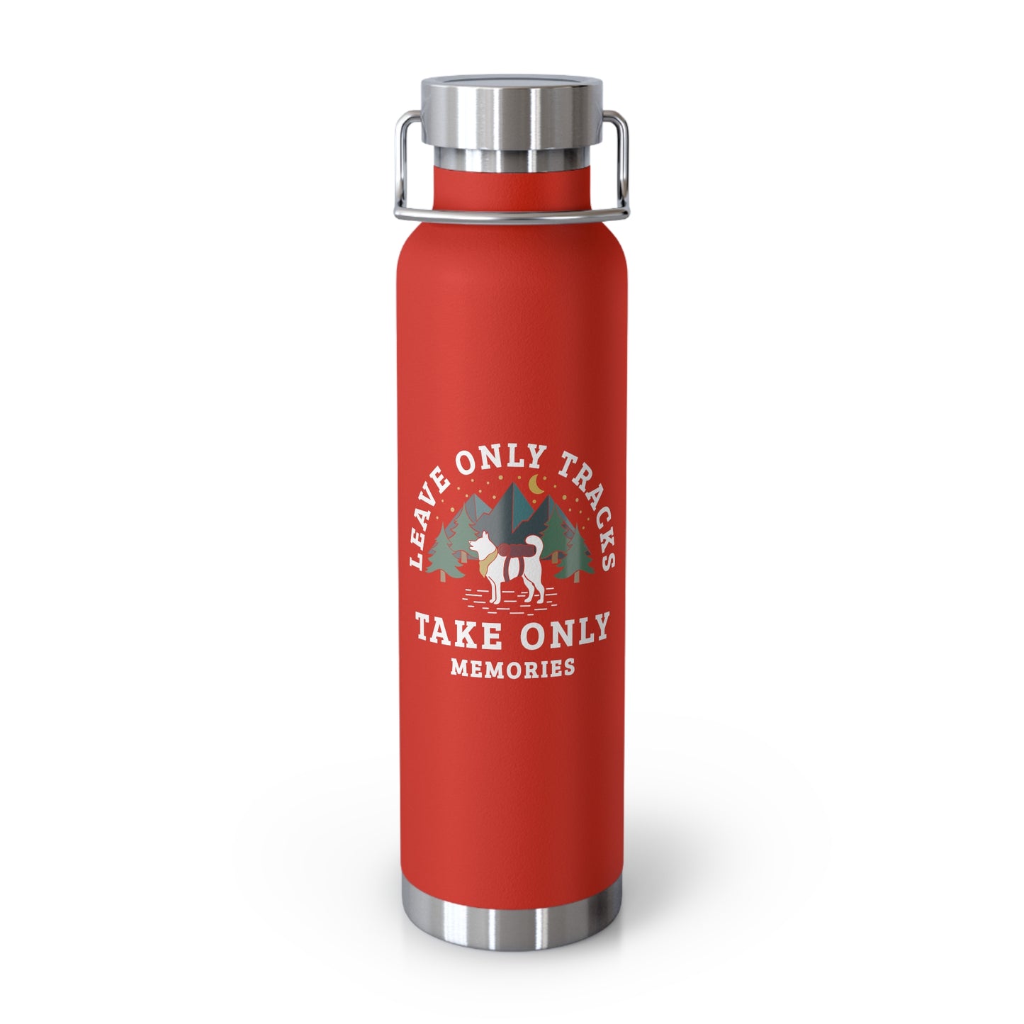 Leave Only Tracks Copper Vacuum Insulated Bottle, 22oz