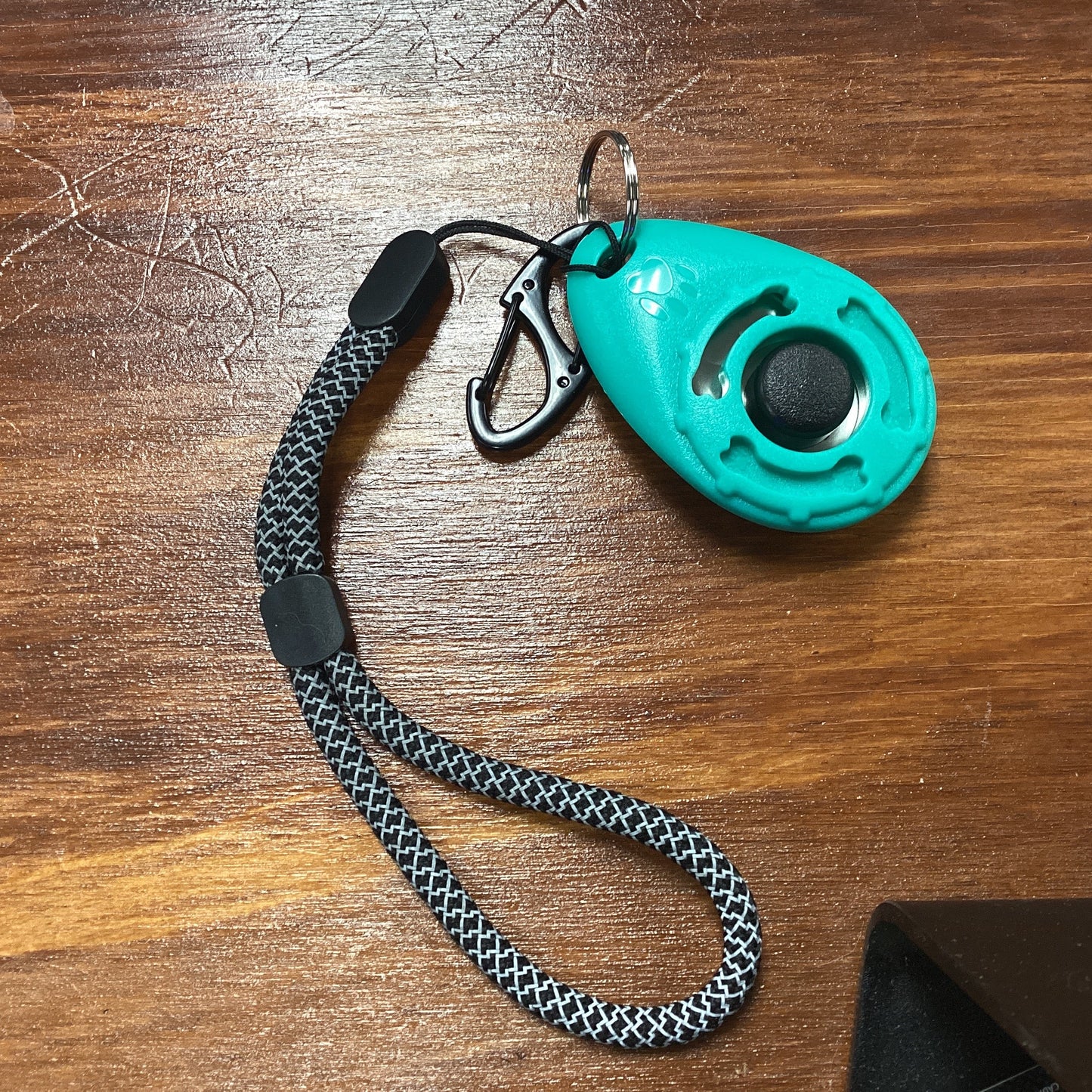 Training clicker & wrist strap