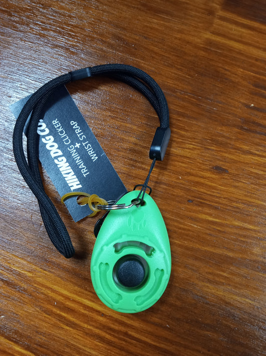 Training clicker & wrist strap